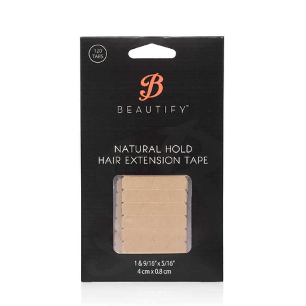 Beautify Natural Hold Extension Tape Tabs (120-Pack)