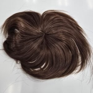 8" 2x2 Clip-In Hair Topper - Color #4 Brown