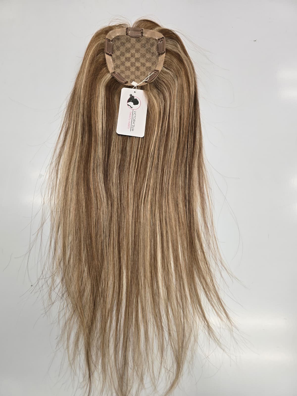 22" 5x5 Silk Base Hair Topper - Color #4/613 - Image 2