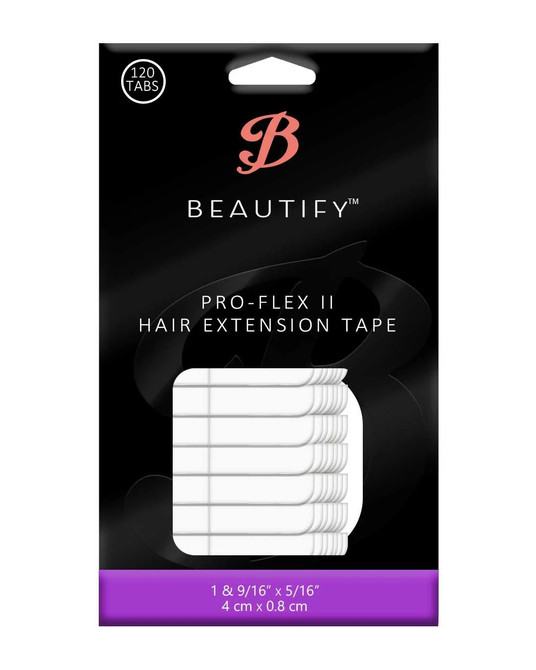 Beautify Pro-Flex II Extension Tape Tabs (120-Pack)