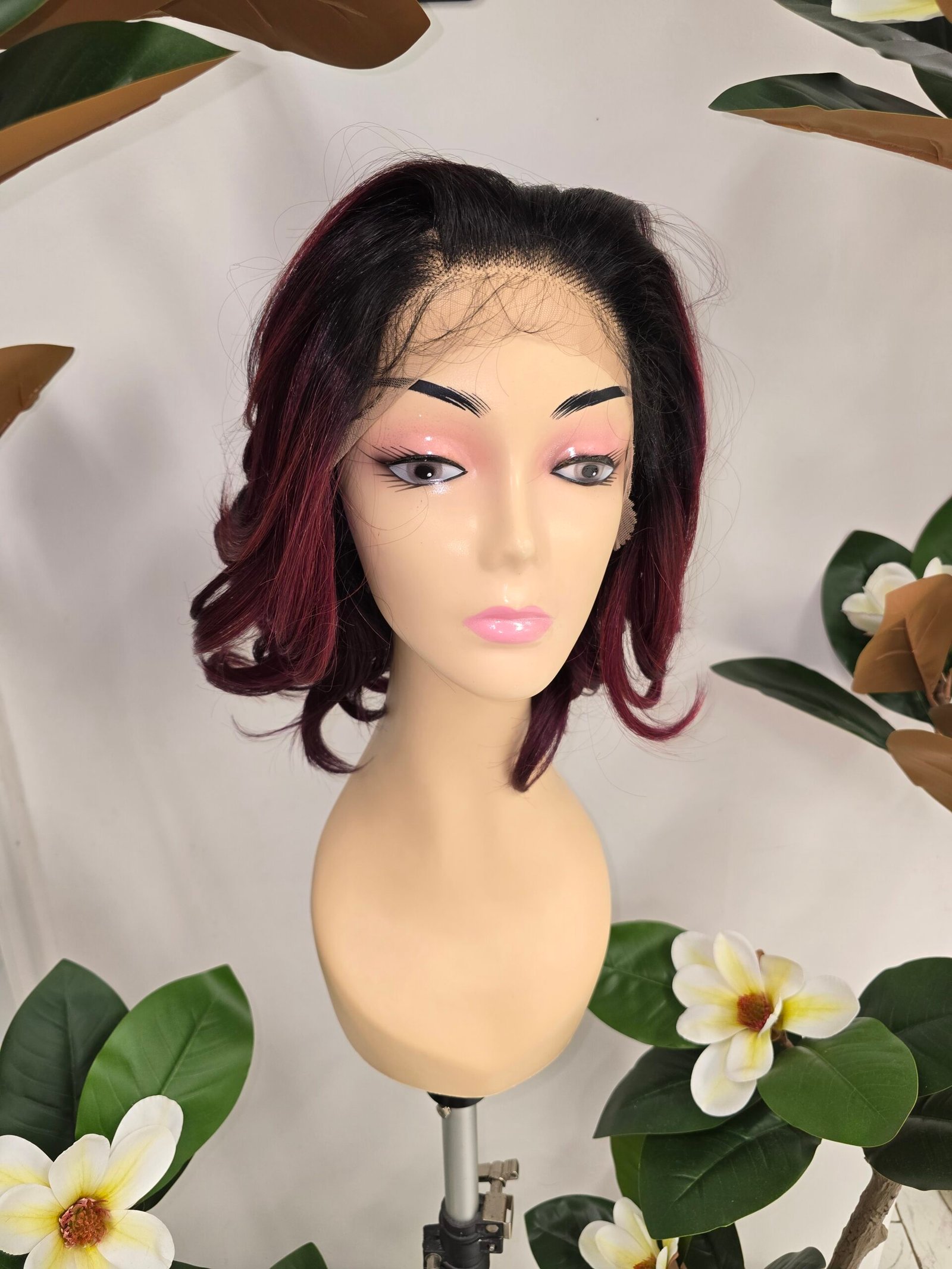 Nata-241. # Tt1b/pu/bu Glueless 13x7 Hand Tied HD Lace Front - Image 4