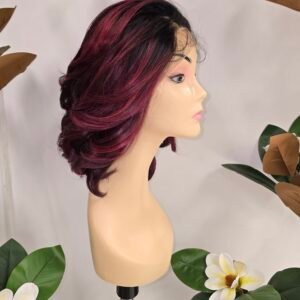 Nata-241. # Tt1b/pu/bu Glueless 13x7 Hand Tied HD Lace Front