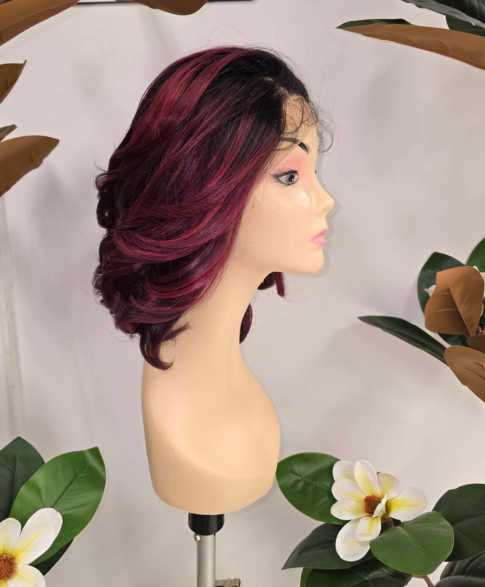 Nata-241. # Tt1b/pu/bu Glueless 13x7 Hand Tied HD Lace Front