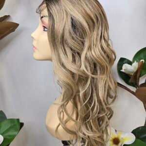 Gar-613 # tt4/ashblond Synthetic Lace Front Wig -