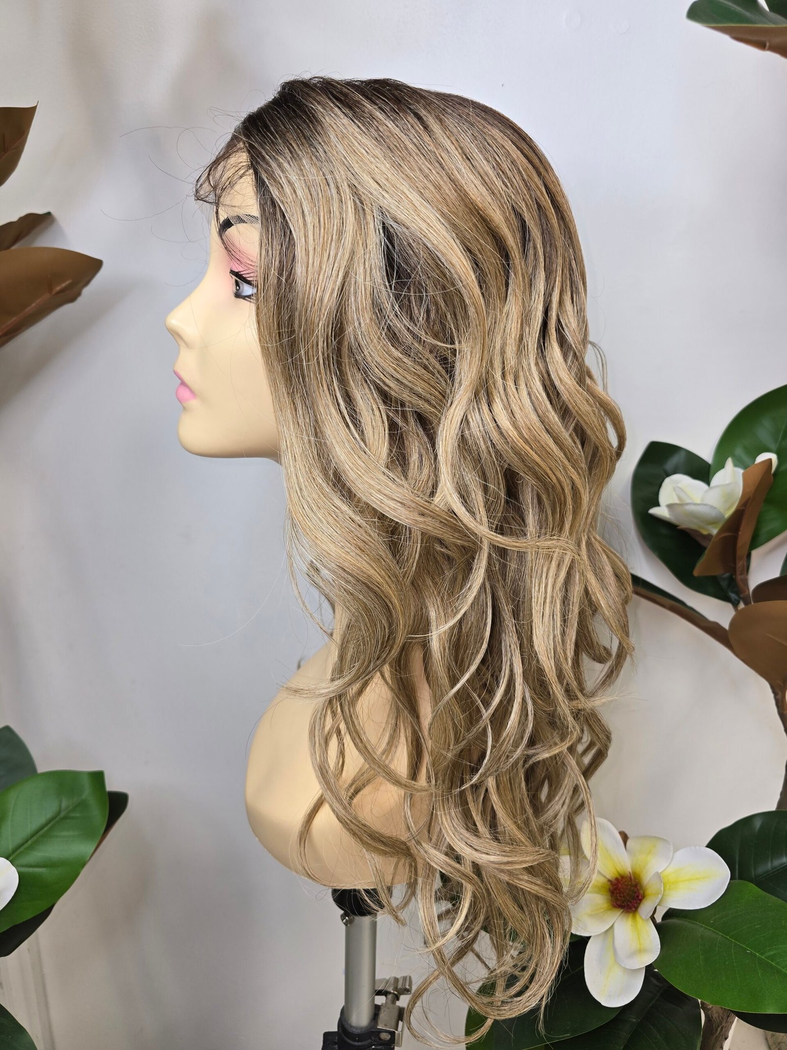 Gar-613 # tt4/ashblond Synthetic Lace Front Wig -