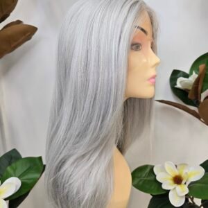 Ida -B. # silver front lace wig